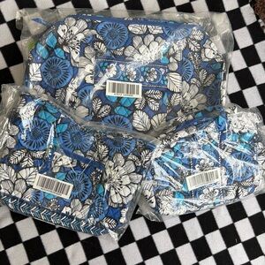 ✨ Vera Bradley Blue Bayou 3-Piece Travel Set — Brand New With Tags ✨